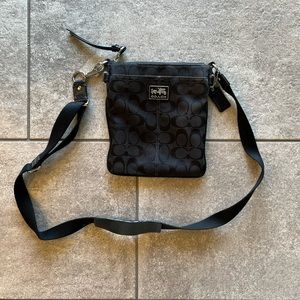 Coach Black Logo Crossbody Bag